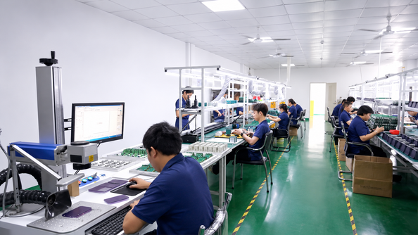 Shenzhen Jutai Comm Co., Ltd. linea di produzione del fabbricante