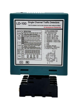 comprare 15-2000 μH 100-240 VAC Detettore di loop a canale singolo per la precisione di rilevamento della sicurezza della barriera del boom fabbricazione online