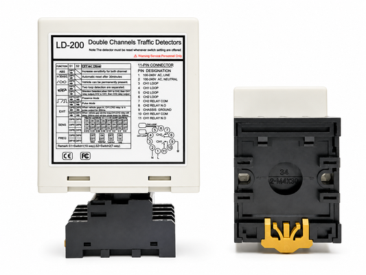 Dual Channel Vehicle Loop Detector for Smart Parking with Direction Detection and 6 Output Modes